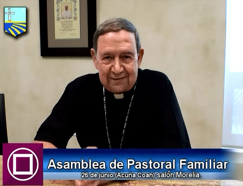 MONS. ALONSO GARZA INVITA A LA XIII ASAMBLEA DIOCESANA DE PASTORAL FAMILIAR