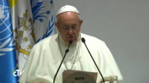 Discurso Papa Francisco en la sede del Programa Mundial de Alimentos
