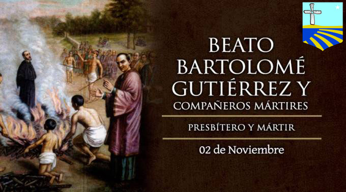 Hoy se celebra al Beato Bartolomé Gutiérrez, misionero y mártir mexicano