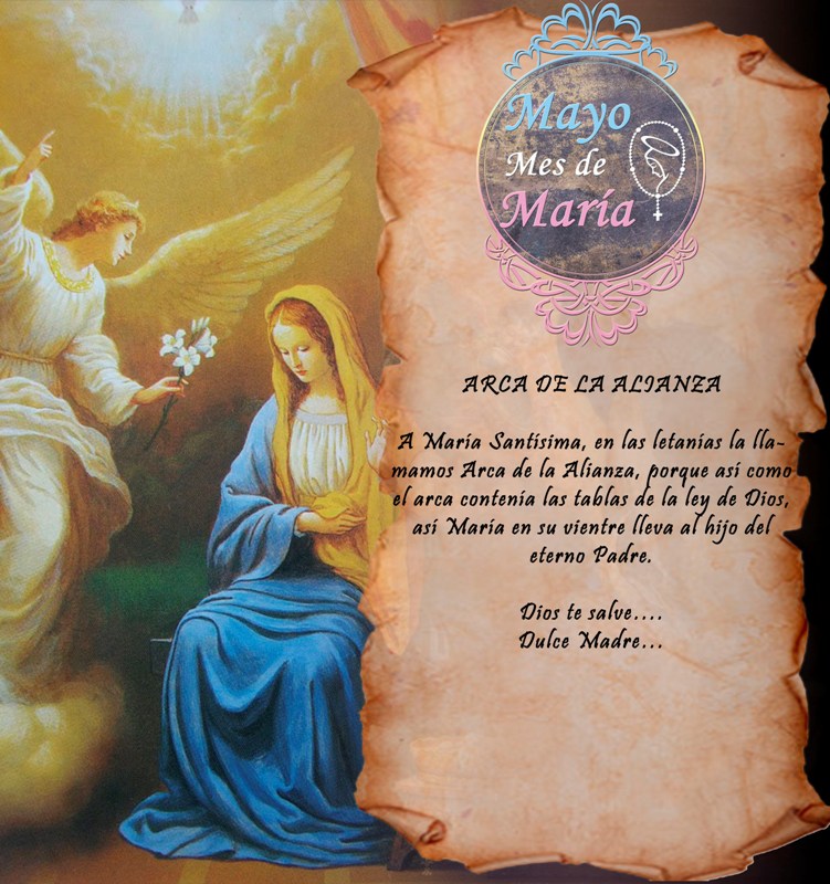 MES DE MAYO, MES DE MARÍA DÍA 19