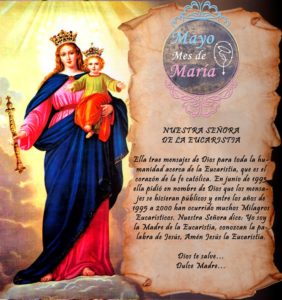 MES DE MAYO, MES DE MARÍA DÍA 25