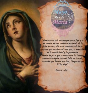 MES DE MAYO, MES DE MARÍA DÍA 30