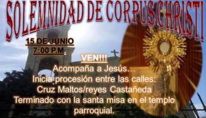 SOCORRITO INVITA A LA FIESTA DE CORPUS CHRISTI EN MÚZQUIZ