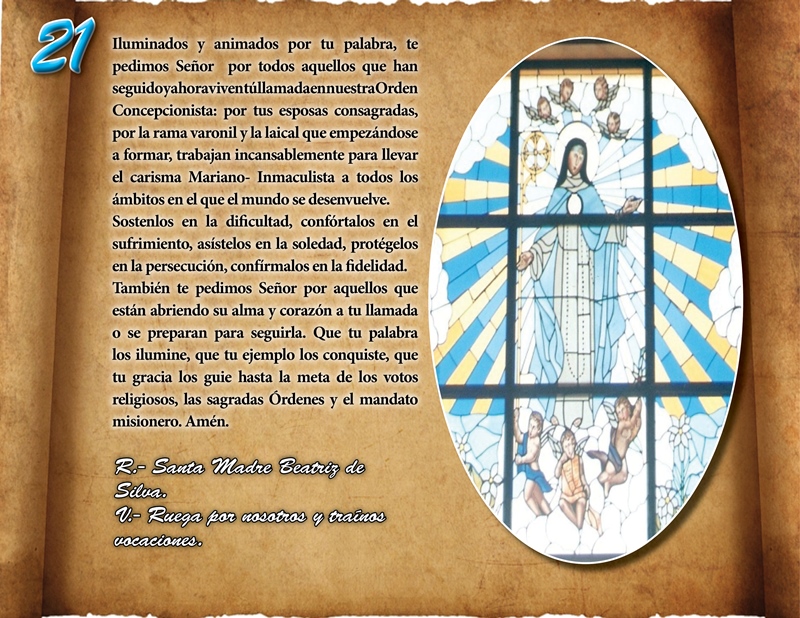 ORACIÓN VOCACIONAL CONCEPCIONISTA