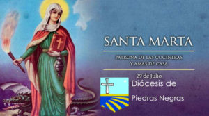 Hoy la Iglesia Católica celebra a Santa Marta, patrona de las cocineras y amas de casa