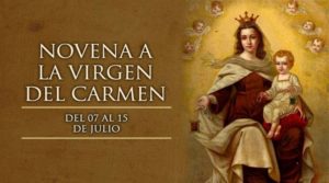 Hoy se inicia la novena a la Virgen del Carmen