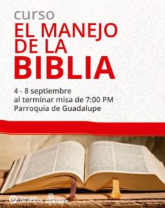 SE INVITA AL CURSO BÁSICO E INTENSIVO SOBRE EL MANEJO DE LA BIBLIA EN SABINAS