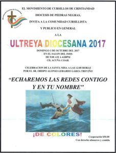 ULTREYA DIOCESANA 2017 EN ACUÑA
