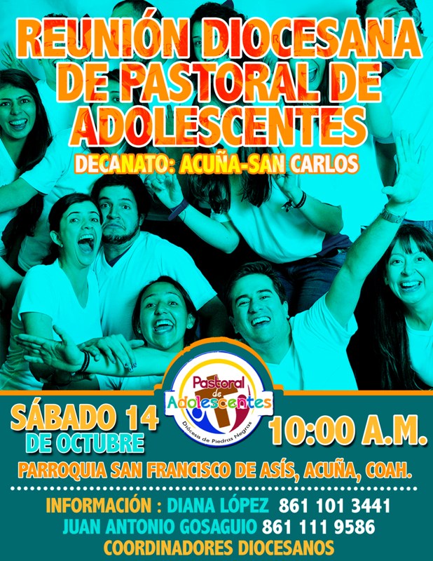 REUNIÓN DIOCESANA DE PASTORAL DE ADOLESCENTES DECANATO ACUÑA-SAN CARLOS
