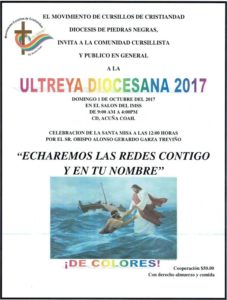 ULTREYA DIOCESANA 2017
