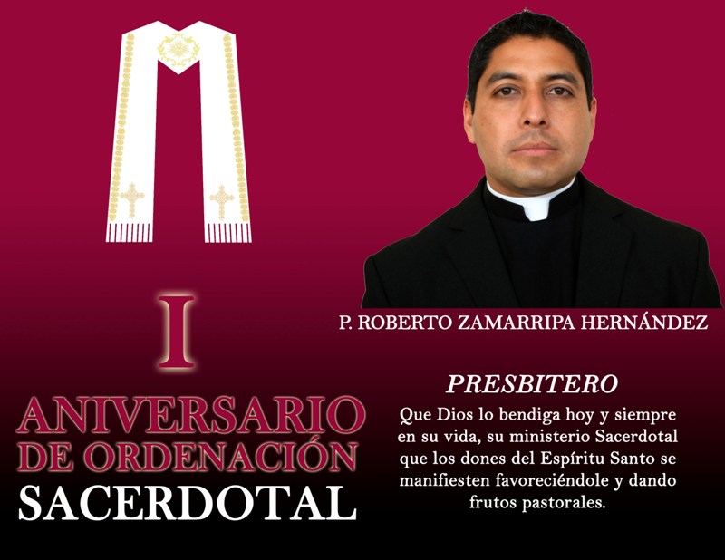 I ANIVERSARIO SACERDOTAL DE ROBERTO