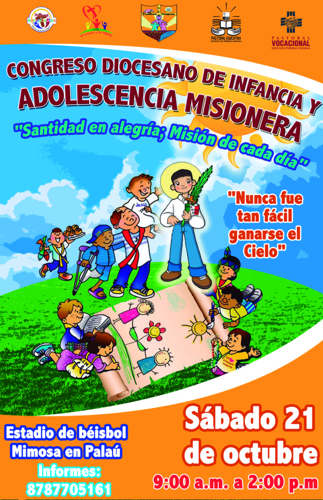 SE INVITA CONGRESO DIOCESANO DE INFANCIA Y ADOLESCENCIA MISIONERA