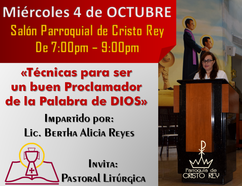 TALLER TÉCNICAS PARA SER UN BUEN PROCLAMADOR DE LA PALABRA DE DIOS EN PIEDRAS NEGRAS