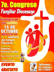 7o. CONGRESO FAMILIAR DIOCESANO EN SABINAS