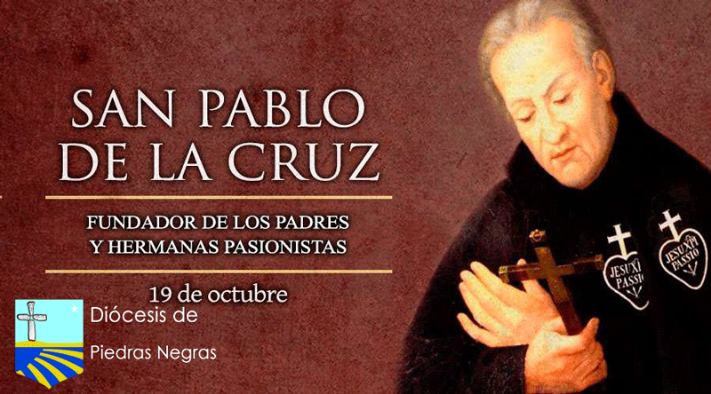 Hoy se celebra a San Pablo de la Cruz, fundador de los Padres y Hermanas Pasionistas