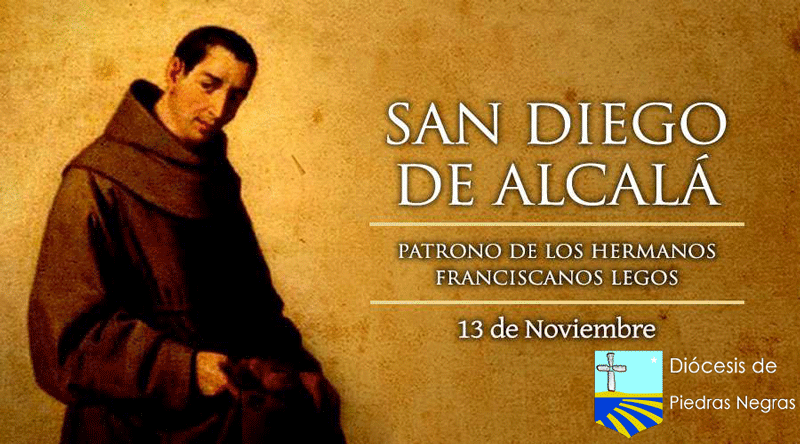 SANTORAL: Hoy se celebra a San Diego de Alcalá, patrono de los hermanos franciscanos legos