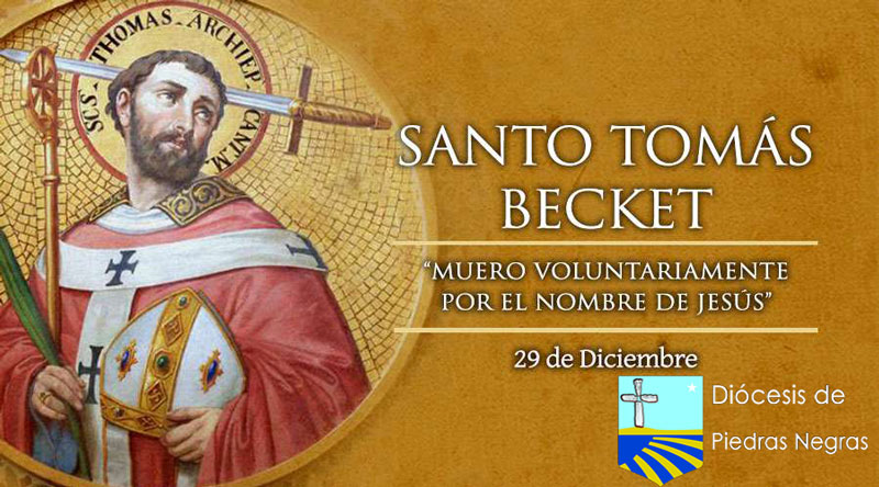Hoy se celebra a Santo Tomás Becket de Canterbury, mártir inglés