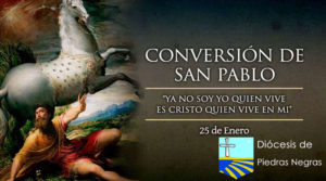 Hoy es la fiesta de la Conversión de San Pablo