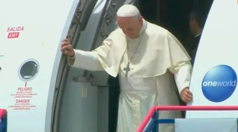 El Papa en Perú: Francisco ya está en Puerto Maldonado