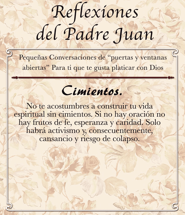 REFLEXIONES DEL PADRE JUAN