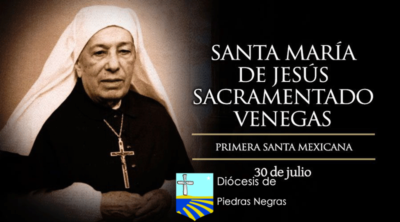 Hoy es la fiesta de la santa mexicana María de Jesús Sacramentado