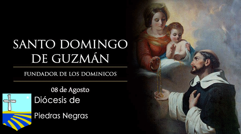 Hoy es la fiesta de Santo Domingo de Guzmán, a quien la Virgen le entregó el Rosario