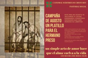 PASTORAL SOCIAL INVITA A LA CAMPAÑA “UN PLATILLO PARA EL HERMANO PRESO” EN PIEDRAS NEGRAS