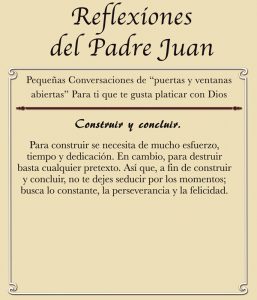 REFLEXIONES DEL PADRE JUAN