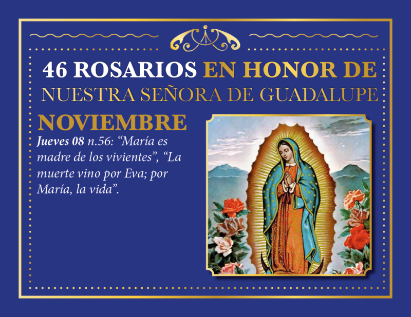 DÍA 13: 46 ROSARIOS EN HONOR DE NUESTRA SEÑORA DE GUADALUPE