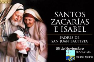 Hoy es la fiesta de San Zacarías y Santa Isabel, padres de Juan Bautista