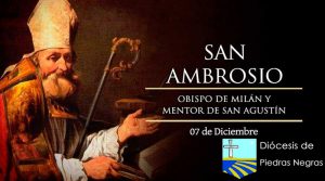 Hoy es fiesta de San Ambrosio, Doctor de la Iglesia y mentor de San Agustín