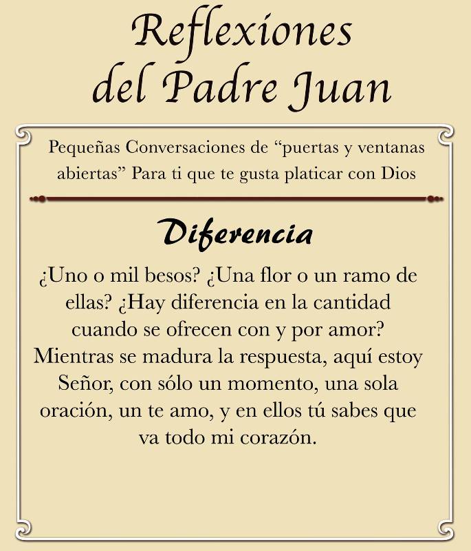 REFLEXIONES DEL PADRE JUAN