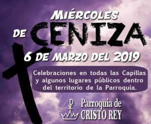 PARROQUIA CRISTO REY INVITA AL MIERCOLES DE CENIZA EN PIEDRAS NEGRAS