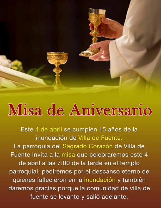 MISA DE ANIVERSARIO