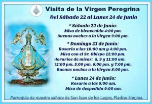 VIDEO: VISITA DE LA VIRGEN PEREGRINA EN PIEDRAS NEGRAS