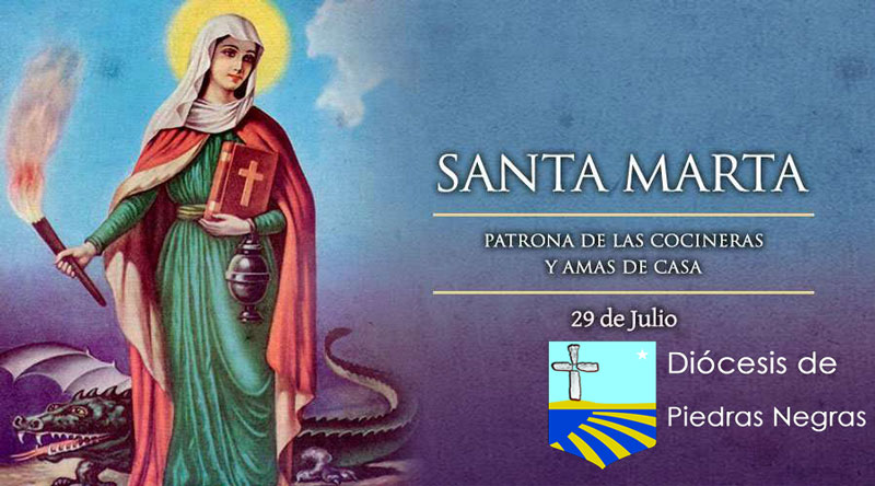 Hoy la Iglesia celebra a Santa Marta, patrona de las cocineras y amas de casa