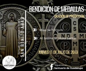 BENDICIÓN DE MEDALLAS DE SAN BENITO EN PIEDRAS NEGRAS