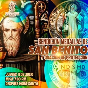 BENDICIÓN DE MEDALLAS DE SAN BENITO EN ACUÑA