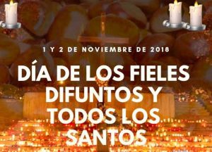 MISAS POR EL DÍA DE TODOS LOS SANTOS Y FIELES DIFUNTOS EN ACUÑA