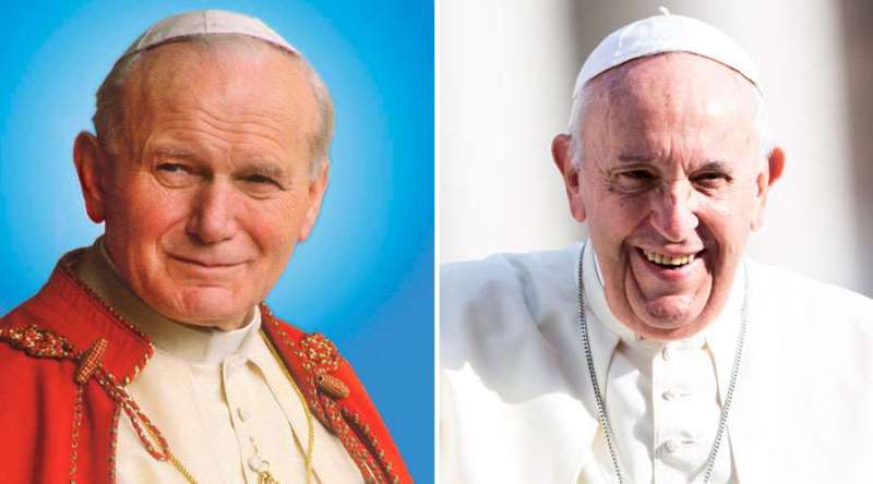 Así recordó el Papa Francisco a San Juan Pablo II en el aniversario de su elección