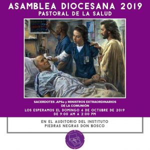 ASAMBLEA DIOCESANA DE PASTORAL DE LA SALUD 2019 EN SABINAS