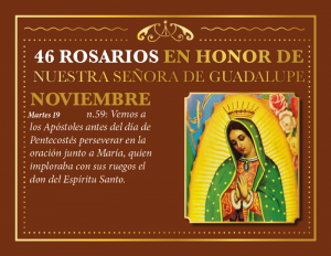 46 ROSARIOS EN HONOR A NUESTRA SEÑORA DE GUADALUPE DÍA 24