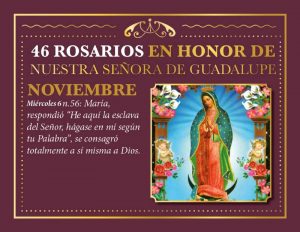 46 ROSARIOS EN HONOR A NUESTRA SEÑORA DE GUADALUPE (DÍA 11)