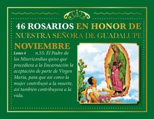 46 ROSARIOS EN HONOR A NUESTRA SEÑORA DE GUADALUPE (DÍA 09)