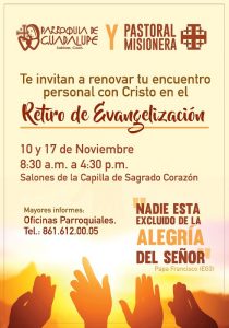 RETIRO DE EVANGELIZACIÓN EN SABINAS