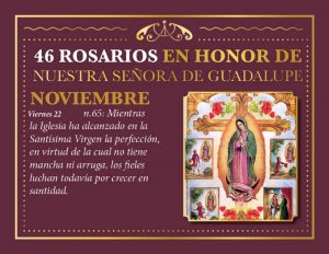 46 ROSARIOS EN HONOR A NUESTRA SEÑORA DE GUADALUPE (DÍA 27)