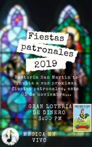 RECTORÍA SAN MARTÍN INVITA A SUS FIESTAS PATRONALES 2019 EN PIEDRAS NEGRAS