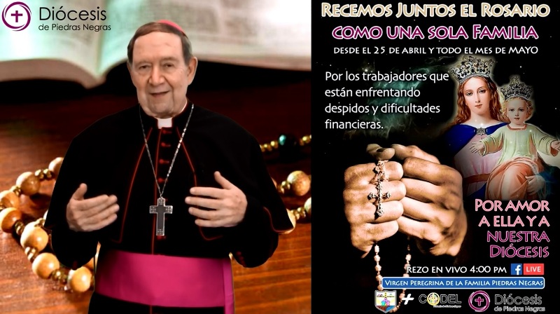 VIDEO: MONS. ALONSO G. GARZA TREVIÑO INVITA AL REZO DEL ROSARIO