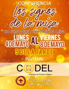 CODEL INVITA A LAS CONFERENCIAS “LOS SIGNOS DE LA MISA”