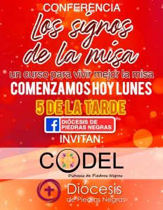 CODEL INVITA HOY A LA CONFERENCIA “LOS SIGNOS DE LA MISA”